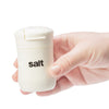 Travel Mini Salt and Pepper Shakers, Set of 2, Moisture Proof, BPA Free - CRYSTALIA GLASS
